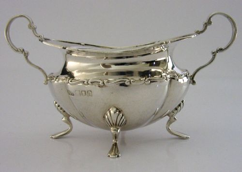 Asprey Art Nouveau Sterling Silver Sugar Dish Bowl 1905 Antique 112g