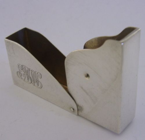 Rare Dunhill S Mordan Sterling Silver Vesta Case Matchbox Holder 1915 Antique