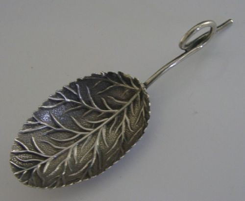 Georgian Caddy Spoon Novelty Superb Sterling Silver C1800