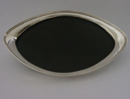 English Victorian Solid Sterling Silver Tea Pot Stand Tray 1900 Antique 140g