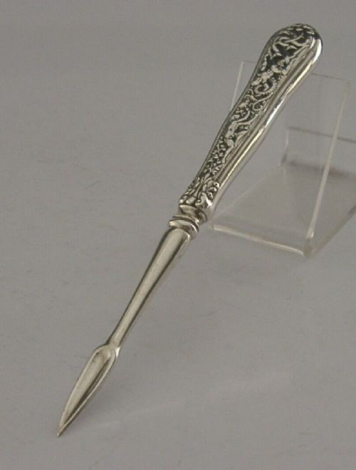 Rare American Olympian Sterling Silver Nut Pick C1880 Antique Tiffany & Co