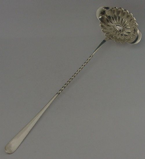 Beautiful Rare French Sterling Silver Punch Ladle C1870 Antique Christofle 86g