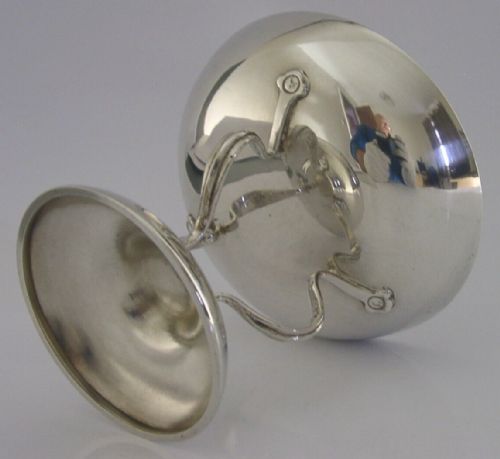 Art Nouveau Sterling Silver Dish Tazza Bowl 1908 Stunning Antique 112g
