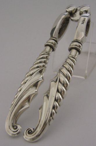 Pretty Sterling Silver Handled Nutcracker C1905 Antique