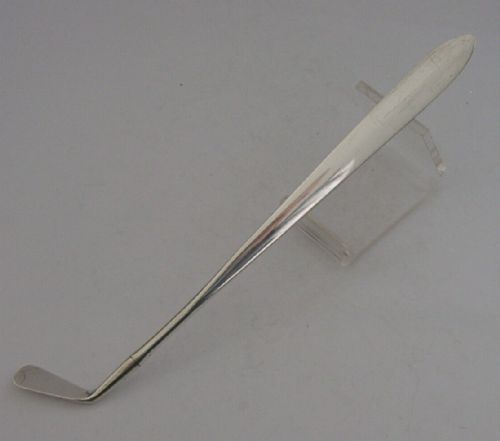 Rare Robb Ballater Scottish Sterling Silver Golf Club Letter Opener 1911
