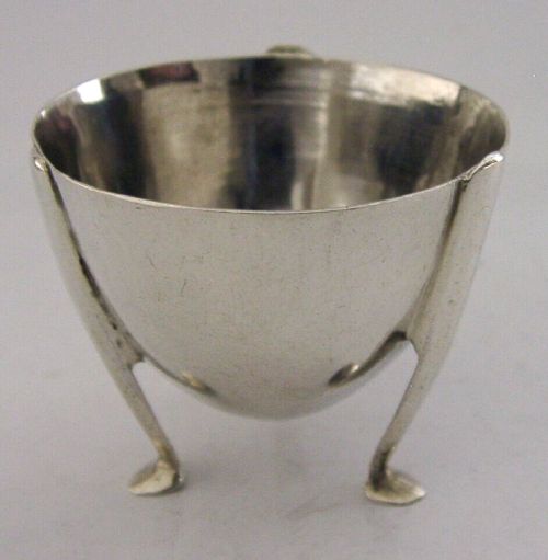 Rare English Cymric Sterling Silver Egg Cup 1901 Arts & Crafts Liberty