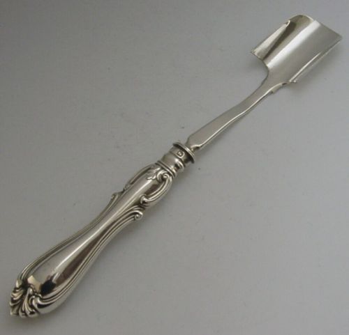 Rare English Victorian Sterling Silver Stilton Cheese Scoop 1851 Antqiue 56g