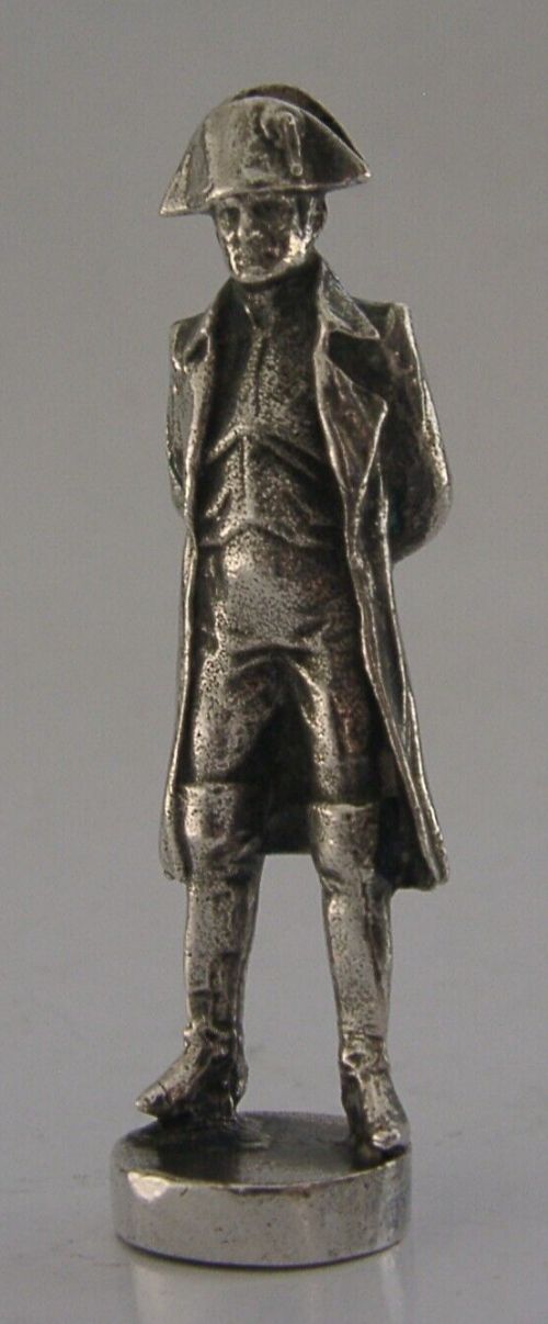 Rare Heavy 50g Solid Silver Napoleon Desk Wax Seal C1910 Antique