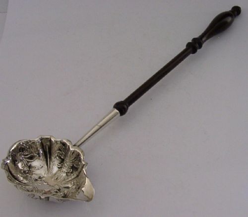 Mint Beautiful English Sterling Silver Punch Ladle 1783 Georgian Antique