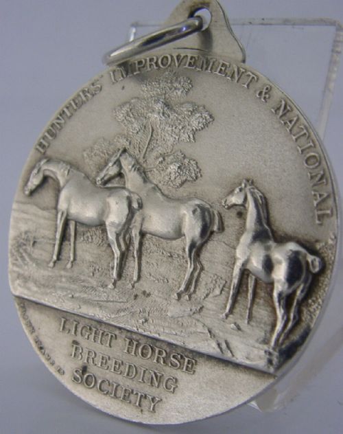 Sterling Silver Light Horse Breeding Fox Hunting Medal 1932 41g