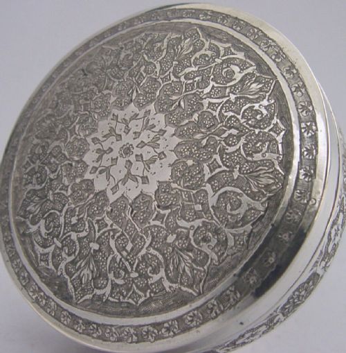 Beautiful Solid Silver Table Box C1940 Desk Item 90g