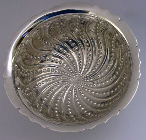 Irish Dublin Victorian Solid Sterling Silver Bowl Antique 154g