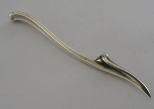 Unusual Georg Jensen Solid Sterling Silver Nut Pick 1932 Antique