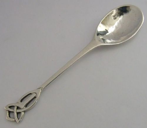 Rare Frances Charlotte Harling Arts & Crafts Solid Sterling Silver Spoon 1931