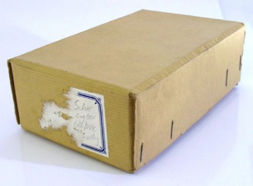 MINT STILL BOXED ENGLISH STERLING SILVER TABLE CIGARETTE CIGAR BOX 1963 346G - ADDITIONAL PHOTO 9