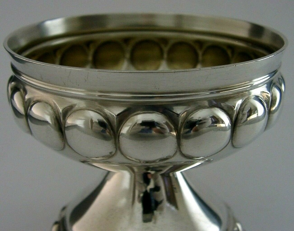 ENGLISH STERLING SILVER ARTS & CRAFTS GOBLET CHALICE 1928 ANTIQUE 158g
