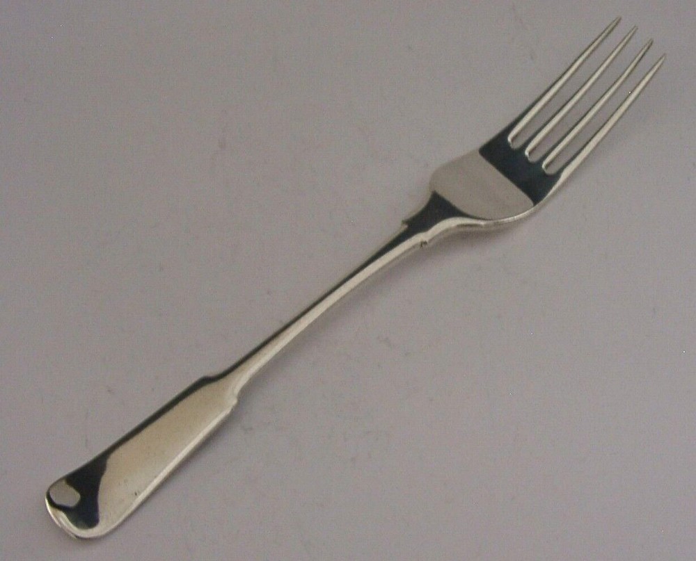 RARE GEORGIAN STERLING SILVER ABERDEEN SCOTTISH PROVINCIAL FORK 1810 ANTIQUE 60g
