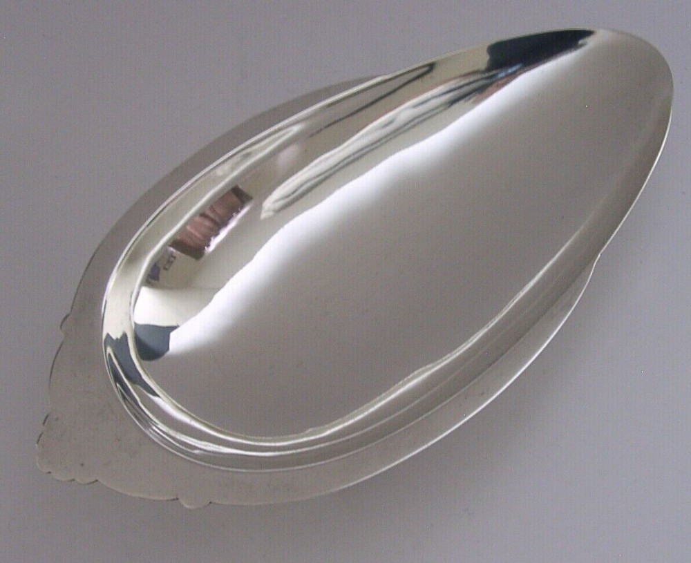 STUNNING MID CENTURY MODERN STERLING SILVER BOWL c1960 HEAVY 132g