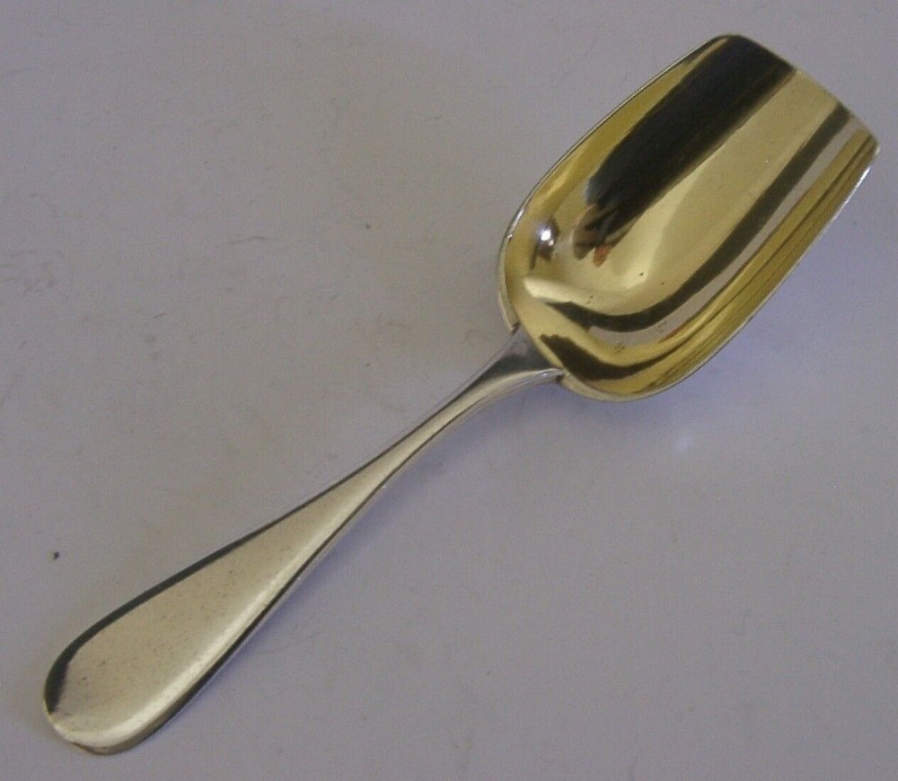 QUALITY SOLID SILVER CADDY SPOON c1910 HEAVY 32g