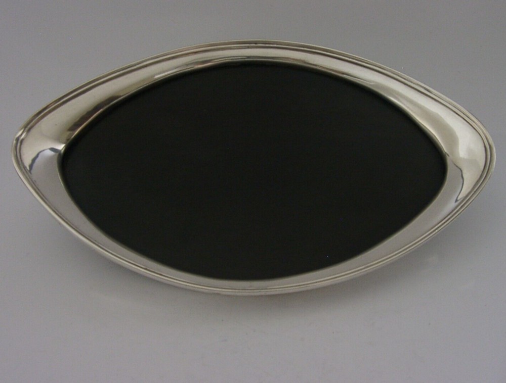 ENGLISH VICTORIAN SOLID STERLING SILVER TEA POT STAND TRAY 1900 ANTIQUE 140g