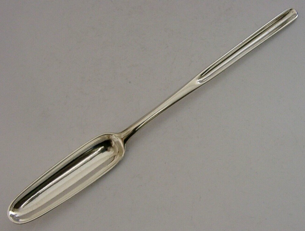 GEORGIAN 1797 SOLID STERLING SILVER MARROW SCOOP ENGLISH ANTIQUE GEORGE SMITH