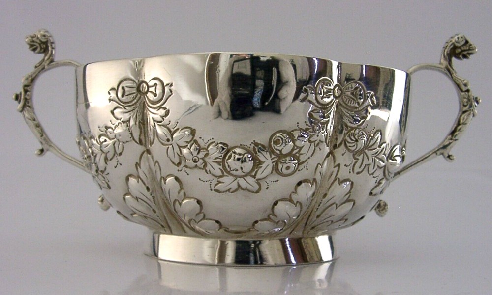BEAUTIFUL HEAVY 150g SOLID STERLING SILVER BOWL DISH 1901 ENGLISH ANTIQUE