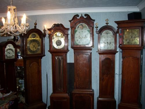 fig 1. QUALITY MAHOGANY WEIGHT DRIVEN WESTMINSTER 18TH CENTURY STYLE LONGCASE