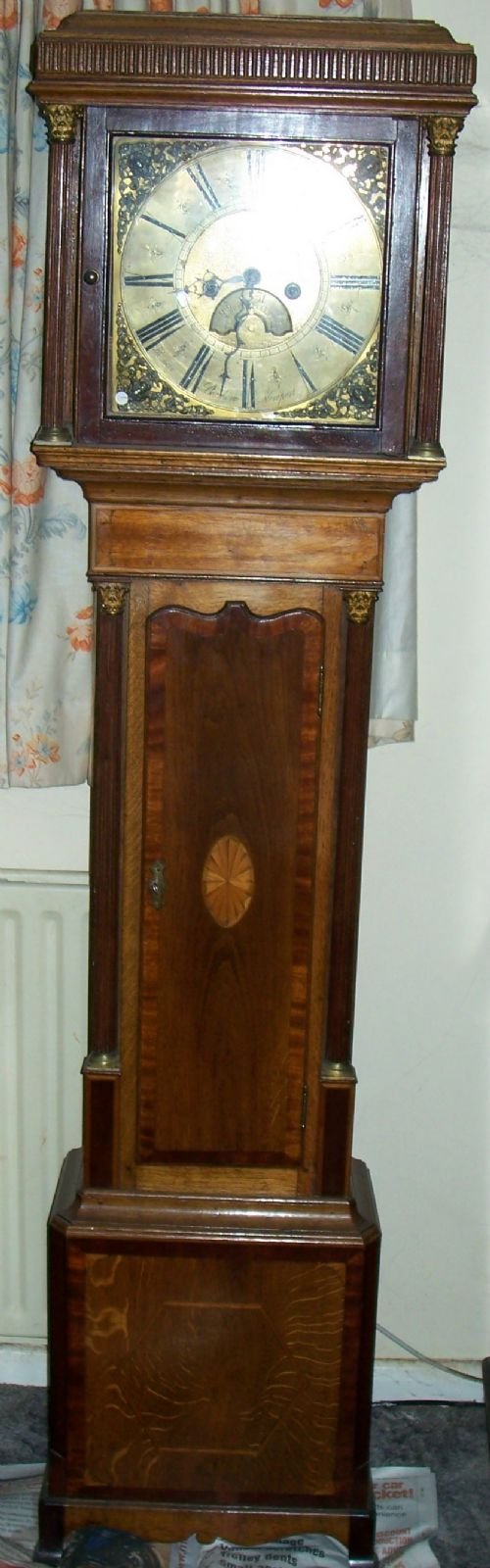 Petite Longcase by Thomas Benbow 1768-89 Newport & Carnaby Street London 1797