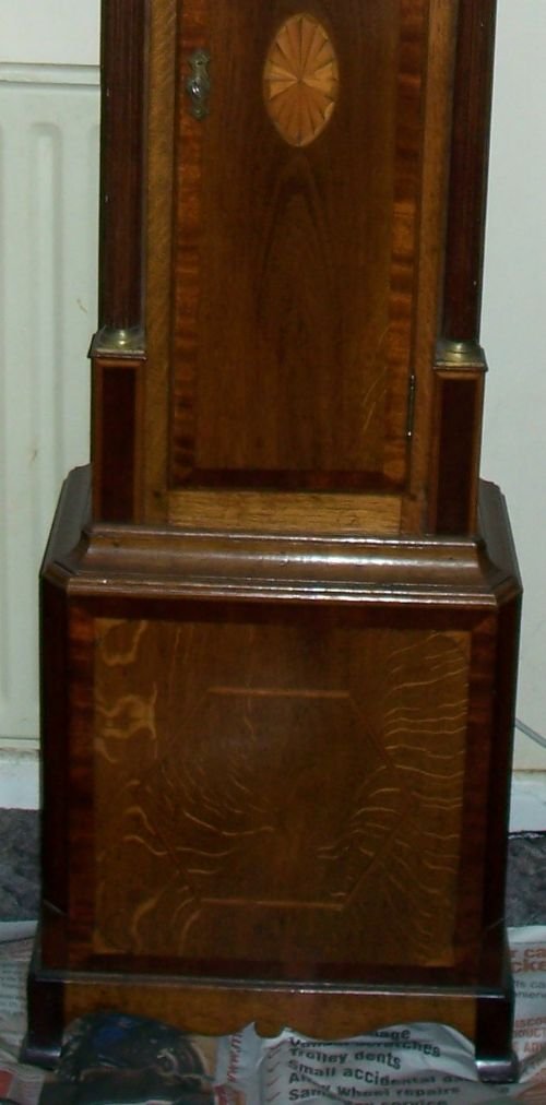 fig 2. PETITE LONGCASE BY Thomas Benbow 1768-89 Newport & Carnaby Street London 1797
