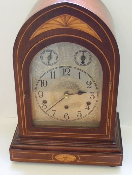 Early 20th Century Inlaid Bracket Clock