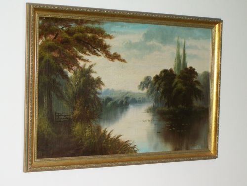 Pair of 19th Century Oils on Canvas by E Mazzoni