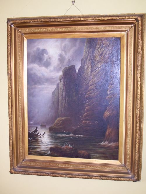 Britsh Listed Artist -Thomas Hart - Large Oil on Canvas