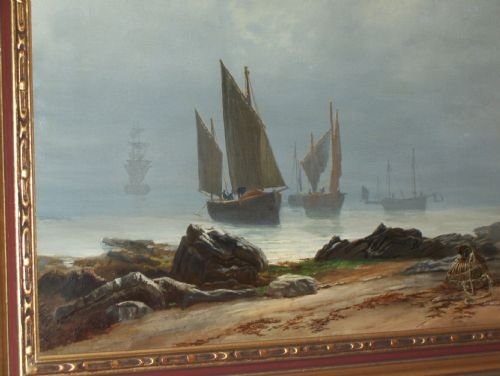 Oil on Canvas by H E Stacey- Listed Artist