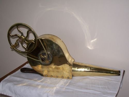 18c Brass/hardwood Irish Peat Bellows