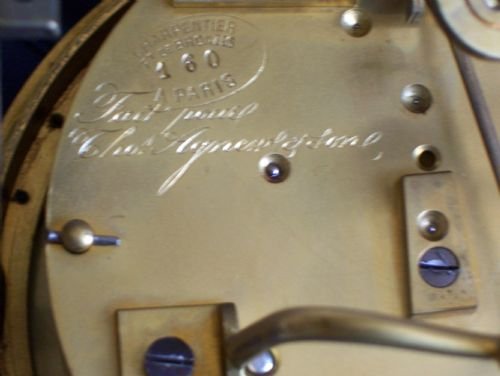 fig 1. VERY SPECIAL 19TH C. GILT ORMULU & MARBLE FRENCH STRIKING CLOCK