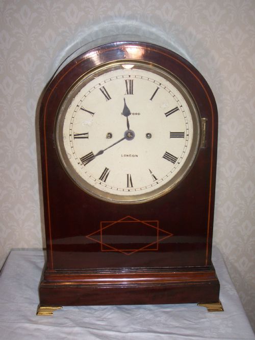 Early/mid Victorian Twin Fusee Regency Style Bracket Clock