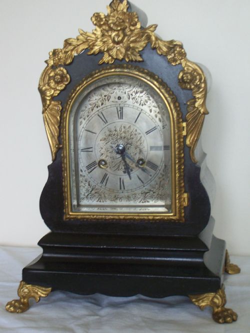 Small Gilt Ormulo Bracket/mantel Clock
