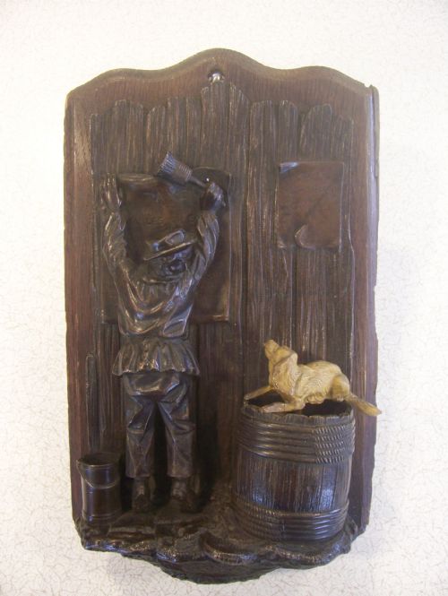 19th Century Bronze  & Gilt Bronze Wall Plaque