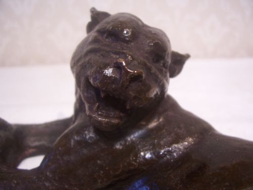 Early 20th Century Bronze Lioness