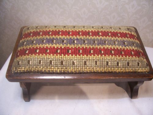 Small 19th Century Folding/travelling Foot Stool