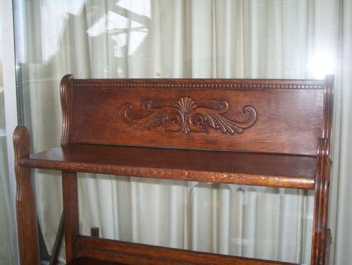 fig 1. OAK FOLDING CAMPAIGN BOOK OR DISPLAY SHELVES