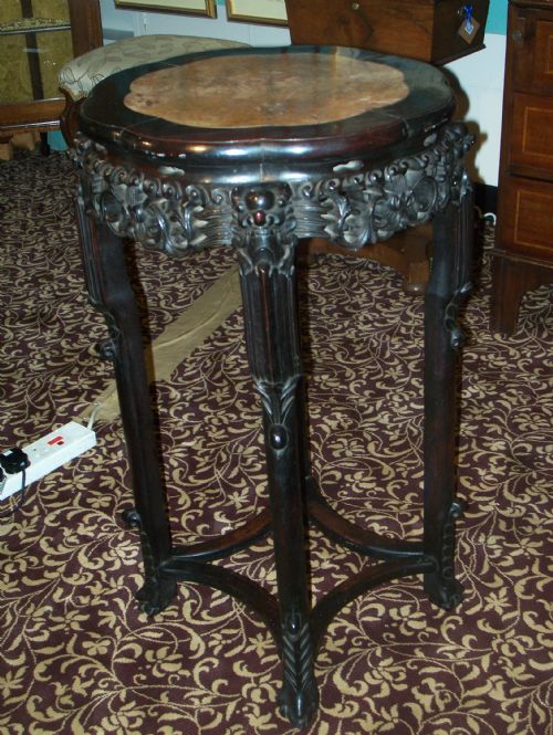 Oriental Urn or Jardiniere Stand