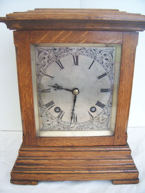 Five Glass Winterhalder & Hofmeier Sch Mantle Clock