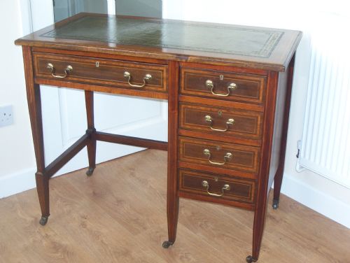 Edwardian Mahogany Desk or Writing Table
