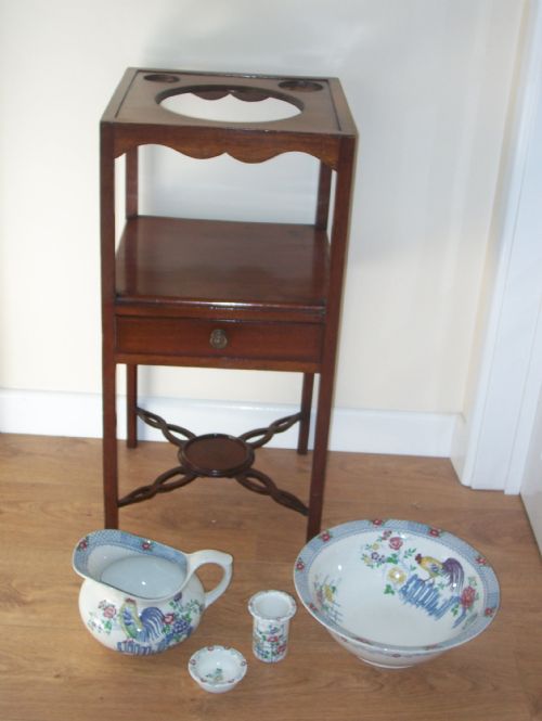 George III Mahogany Washstand