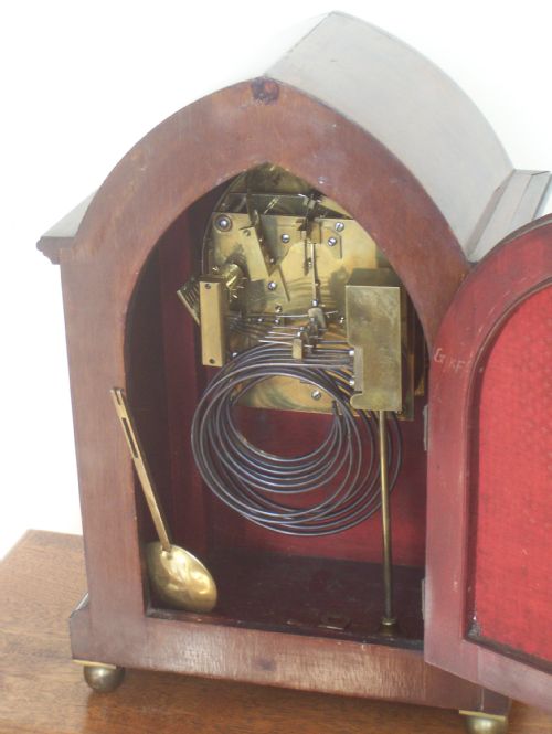 fig 1. GOOD QUALITY WINTERHALDER & HOFMEIER CHIMING CLOCK