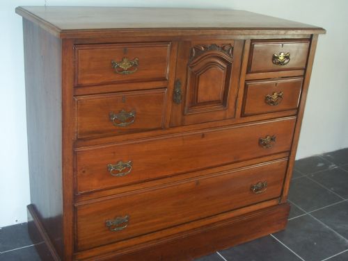 Edwardian Walnut Chest