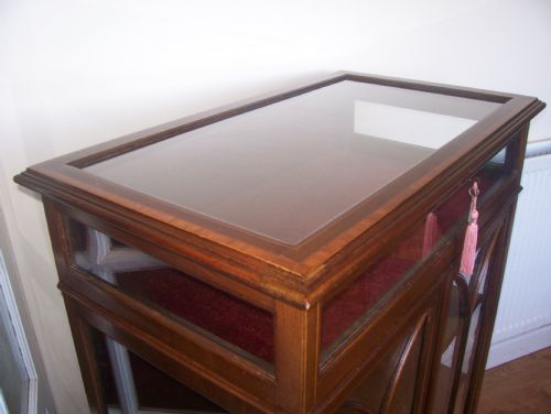 fig 1. EDWARDIAN BIJOUTERIE TOP DISPLAY CABINET