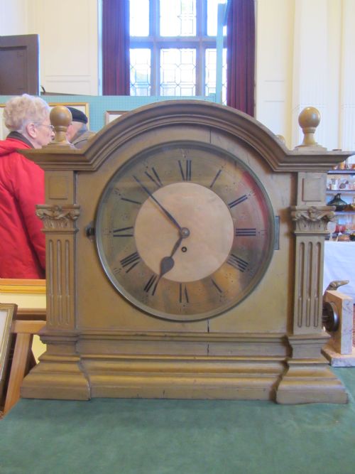 fig 1. RARE DOUBLE FACED FUSEE CONSUL OR PEDESTAL CLOCK