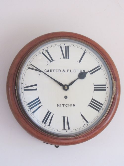 Mahogany Cased Quality Cable Driven Fusee Dial Clock - 1850-74